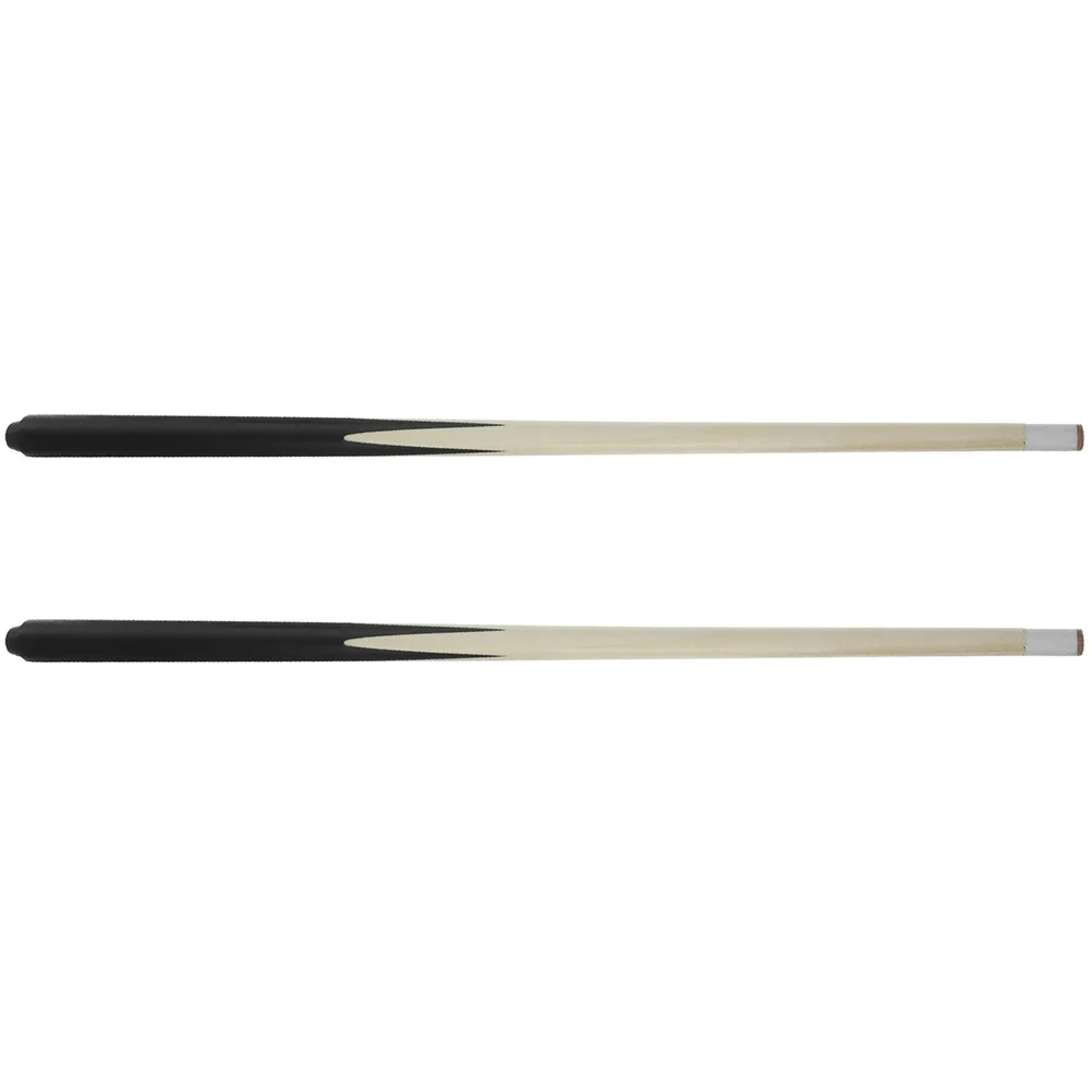 

2 Pcs Children's Billiard Stick Football Table Pool Cue Billiards Wood Short Sticks Man Rod