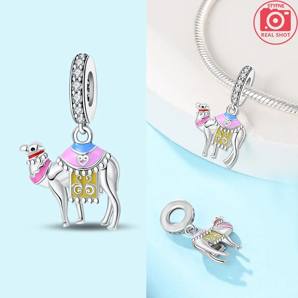 925 Sterling Silver  Penguin Charms Beads Fit Original Bracelets Bag Keychain Charms Beads Pendant Diy Women Jewelry Gift view 2