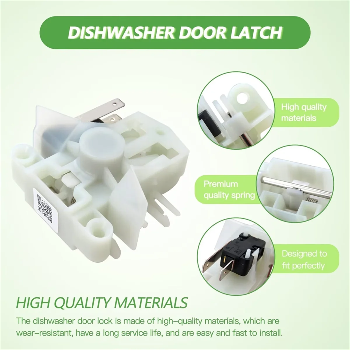 Замена защелки дверного переключателя FZFZ для замка дверной защелки посудомоечной машины DW80F600UTB AA-00/01/DW80F800UWS AA-00