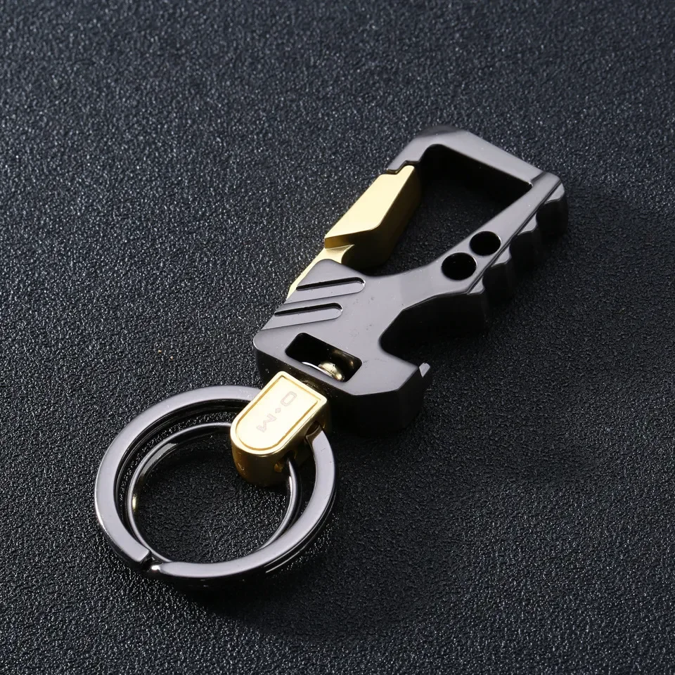 Multifunctional Men\'s key Chain Metal Waist Belt Clip Anti-lost Buckle Key ring Accessories Car keychain Bottle Opener Pendant