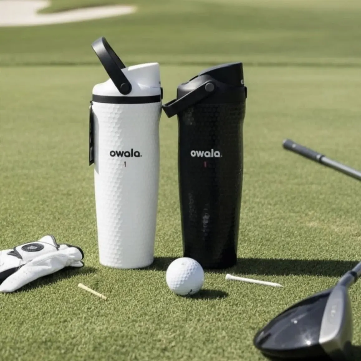 Owala 30oz Insulated Cup Golf Edition Handle Cup Insulated Water Bottle Sports Large Capacity Straw Water Cup
