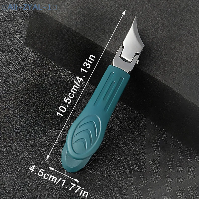 【ZYAL-1】Slanted Pointed Nail Clippers Wide Jaw Opening Anti-Splash Slanted Nail Clipper Nail Scissors Nail Care Tools