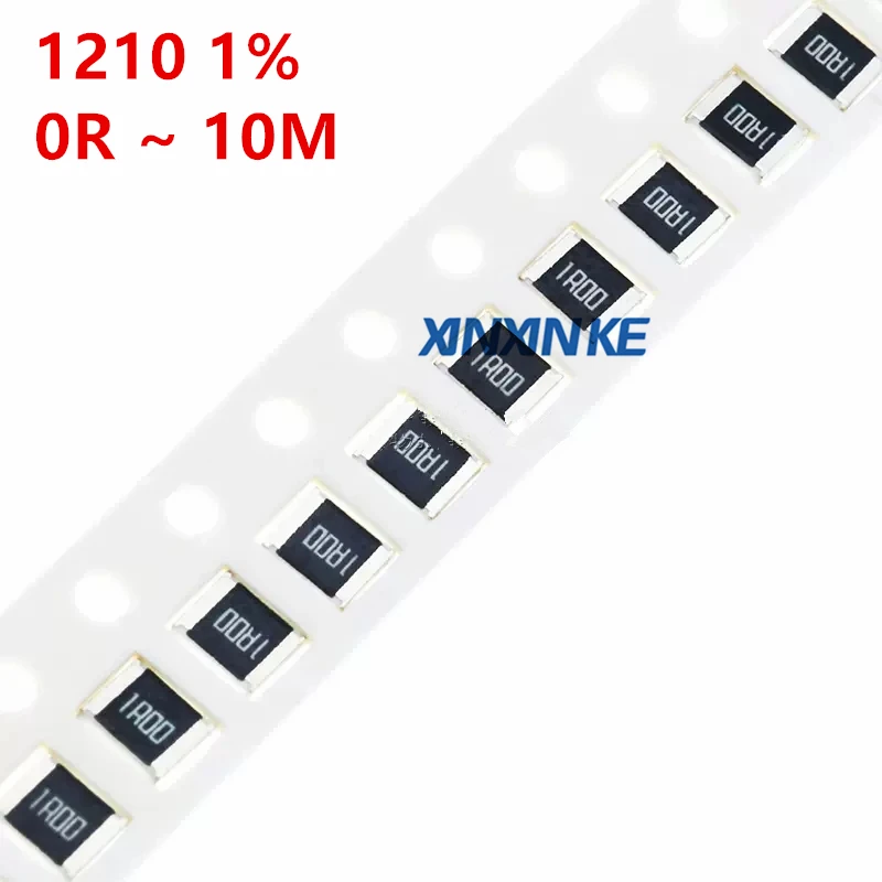 

50PCS 1210 1% 0R ~ 10M SMD Chip Resistor 2Ω 3.3 5.6 10 12 20 30 36 47 51 82 100 200 680 820 ohm 1K 2K 6.2K 10K 20K 22K 200K 1M