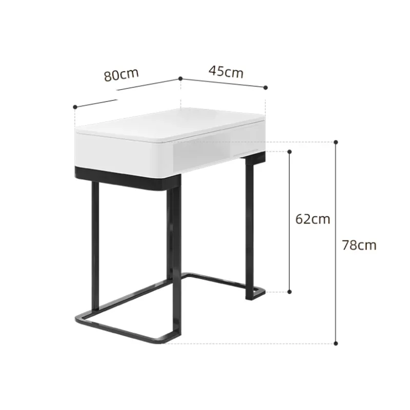 Italian Design Nail Desk Luxury Profesional Storage Aesthetic Nail Desk Unique Modern Mesa Manicura Nail Salon Furniture