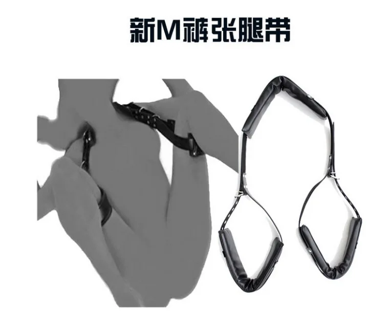 منتجات جلدية SM مفتوحة الساق عبودية والعتاد ألعاب الكبار للنساء سهلة الحب موقف الجنس الثابتة المثيرة BDSM ضبط النفس منتجات جنسية