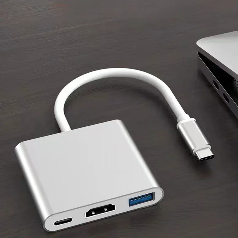 Typec To HD Mobile Phone To Monitor USB Interface VGA Expansion Dock Expansion Computer Adapter Converter