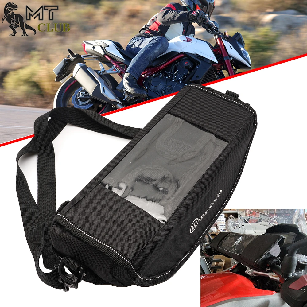 

New Fit For HONDA CB750 CB 750 HORNET 2023 Waterproof Bag Storage Handlebar bag Travel Tool bag Motorcycle Accessories Universal