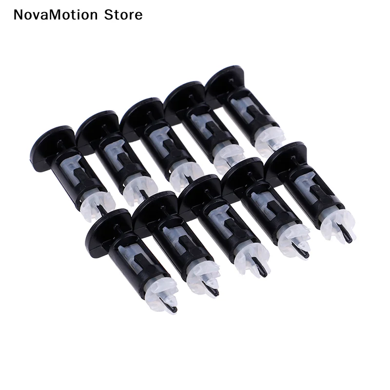 [NM]10Pcs/Set Mounting Clip Plastic 775 CPU Heatsink Mount Pin Push Screw Cooling Fan Mounting Clip[NM]