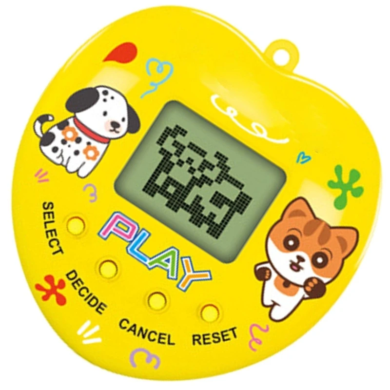 168 Pets Virtual Pet Toy Nostalgic Game Console Electronic Animals Toy Digital Pets Handheld Game Machine for Child Kid