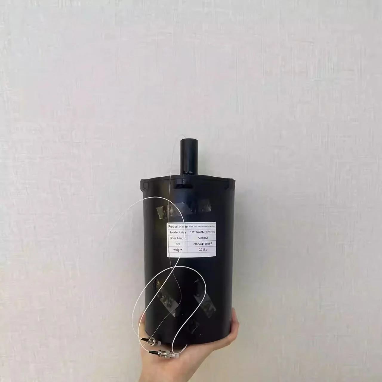 FPV Anti-Interference Optical Fiber Communication Equipment Kit Internal Wiring Fiber Optic drone Ultra long Distance 20km Cable