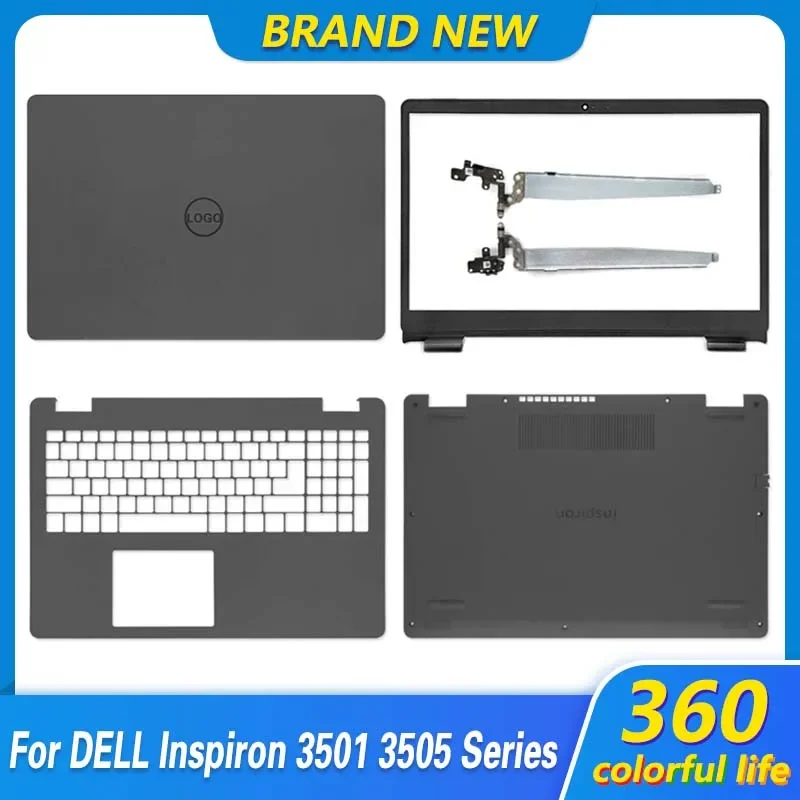 tampa original da carcaca do portatil moldura frontal palmrest caixa inferior dell inspiron 15 3501 3505 08wmny 8wmny novo 01