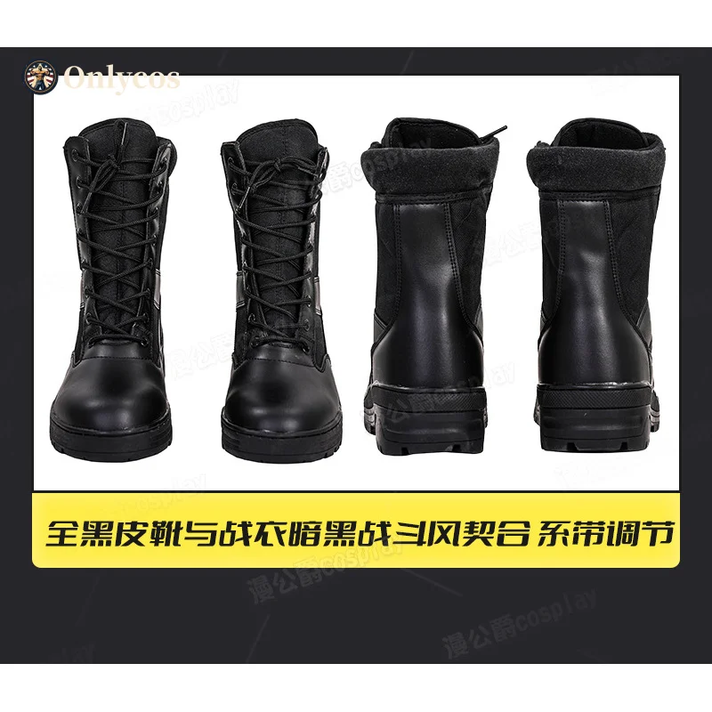 تخصيص الصاعقة الشتاء الجندي تأثيري حلي هالوين الرجال الخيال الزي الرسمي اكسسوارات الدعائم مجموعة Onlycos