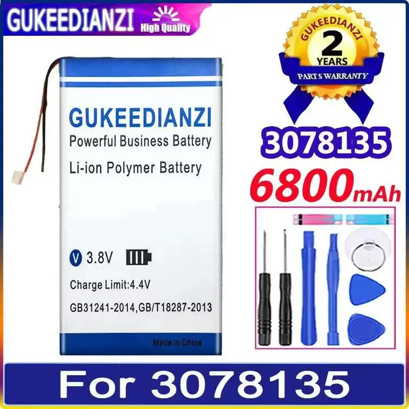 

For 3078135 Laptop Battery 6800Mah Lightweight