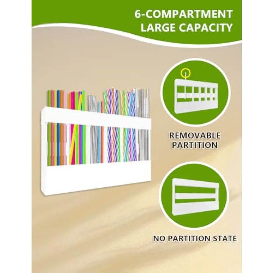 حامل القش لباب الخزانة 2025 رف منظم لاصق مع فواصل قابلة للإزالة لخزانة طاولة المطبخ قابلة لإعادة الاستخدام Stora