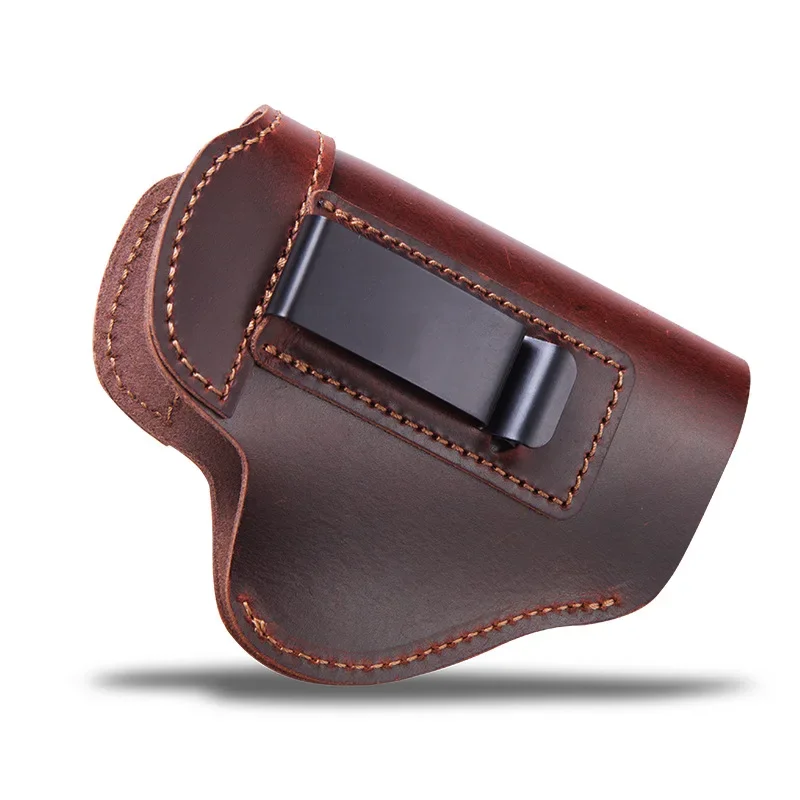 1911 Leather Pistol Holster Glock 19 Berretta 92 Sig Sauer P226 P229 9MM Pistol PM Gun Holster Hunting Universal Leather Case