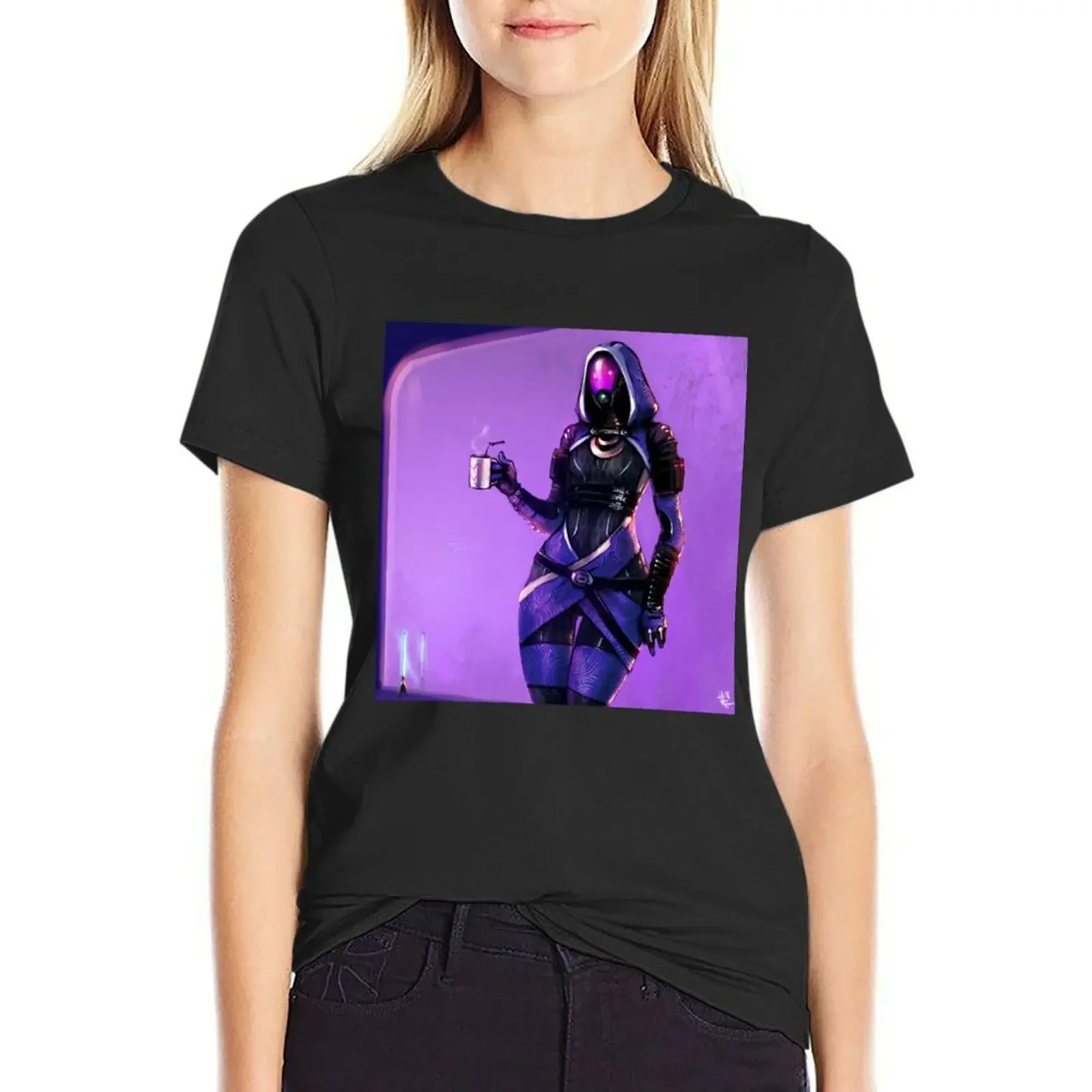 

Good morning, commander T-shirt vintage clothes korean fashion T-shirt Women