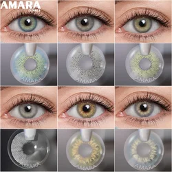 AMARA Natural Color Lens Eyes 1Pair Color Contact Lenses For Eyes Beauty Contact Lenses Eye Cosmetic Color Lens Eyes
