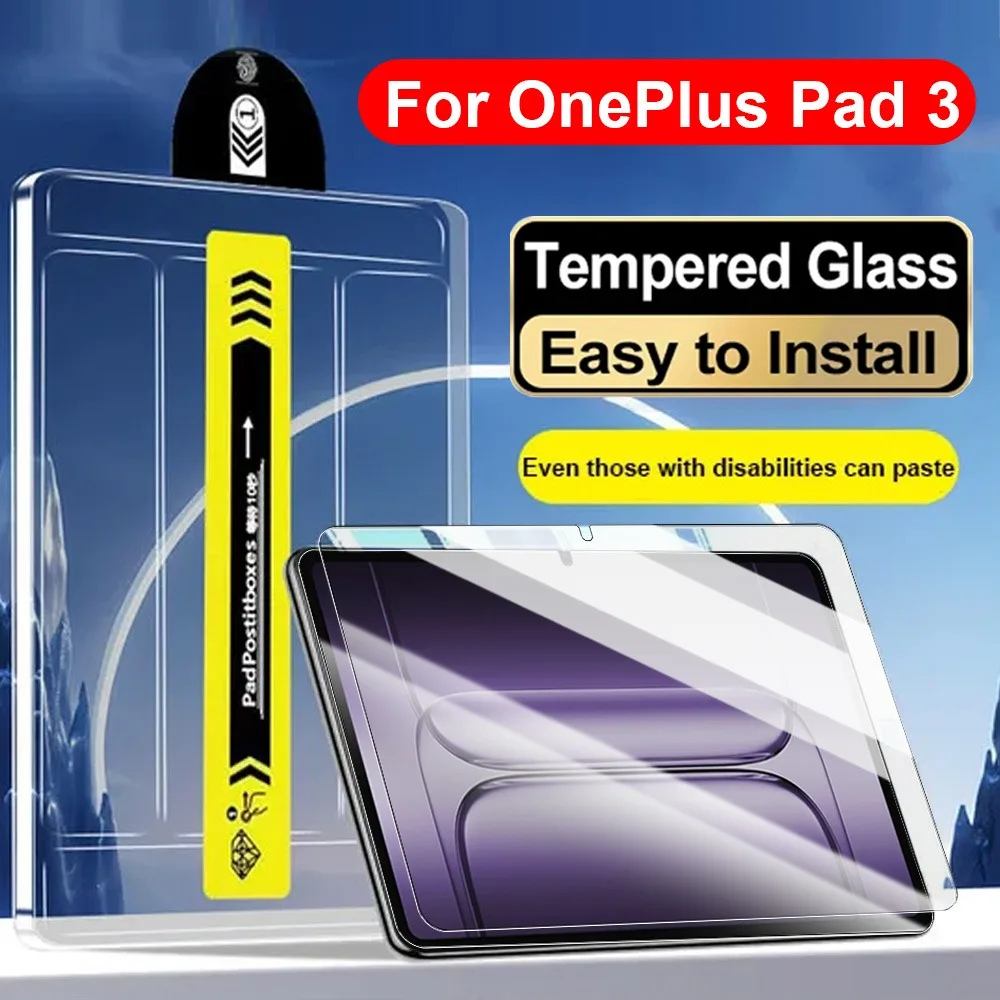 

Easy to Install Tempered Glass for OnePlus Pad 3 13.2 Inch Tablet Anti-scratch 9H Hardness Case Friendly Screen Protector Films