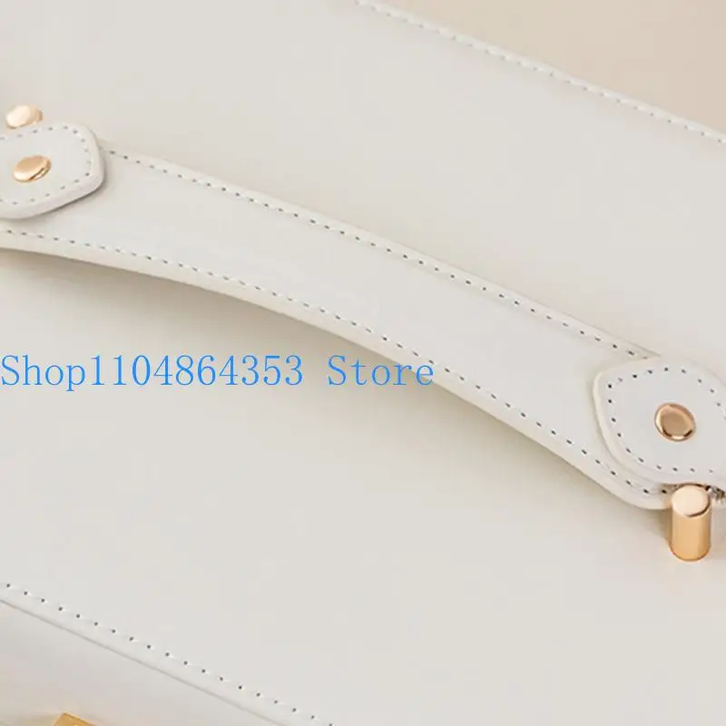 

652F Auto Open Designs Jewelry Case 3 Tiers Storage Leather Travel Organizers For Necklaces Rings Earrings