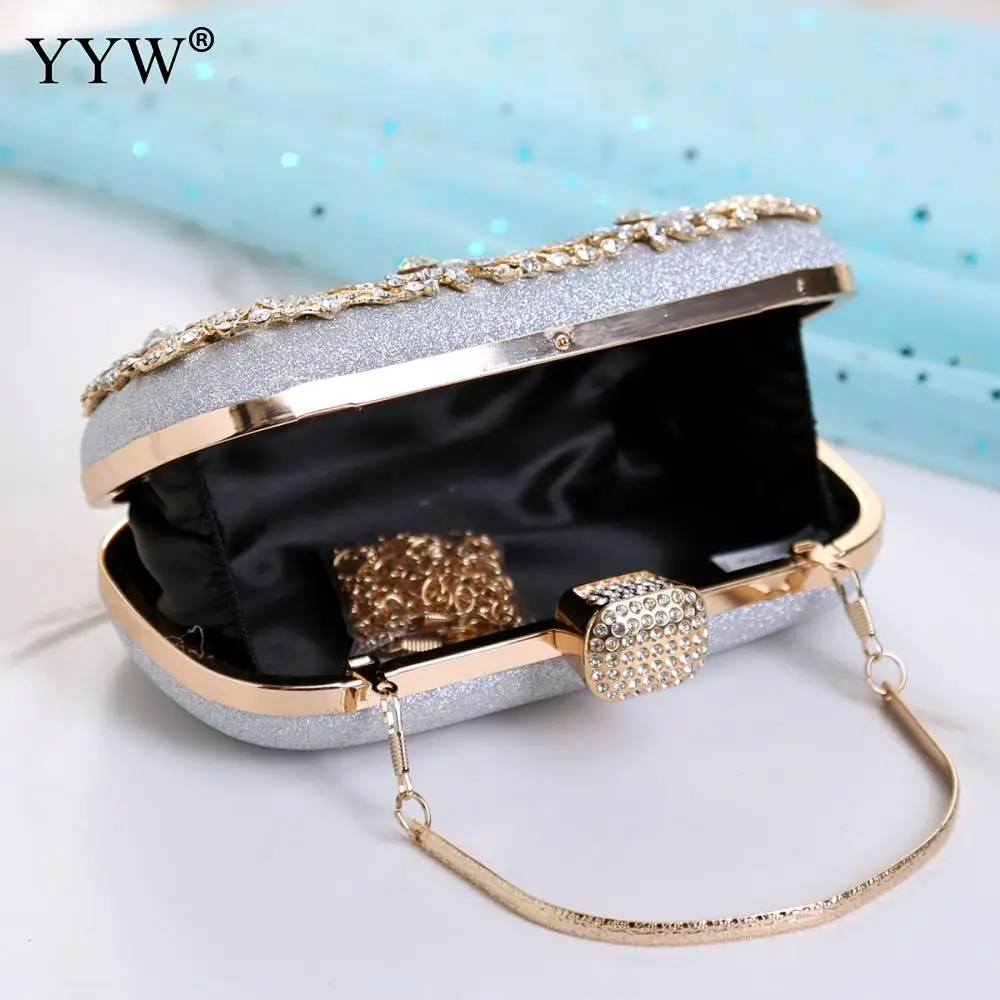 Womens Sparkly Rhinestone Sequin Glitter Bag Evening Clutch Luxury Handbag Elegant Shoulder Bags Purse For Wedding Party Prom