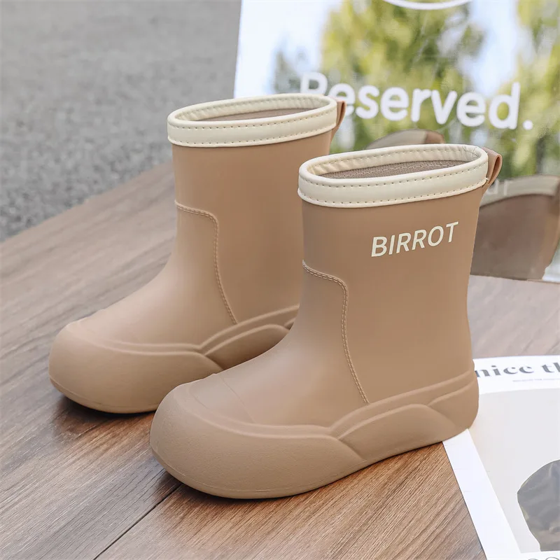 Thick-soled Rain Boots Women Soft-soled Autumn and Winter Fashionable Outer Water Shoes Non-slip Waterproof Shopping Rubber Shoe