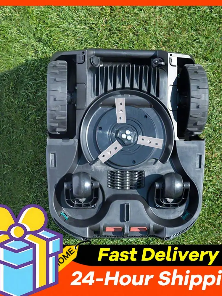 6 Pack Robot Mower Replacement Blade with Screw Robotic Lawn Mower Cutting Blade Compatible for ALKO Robolinho Lawn Mowers