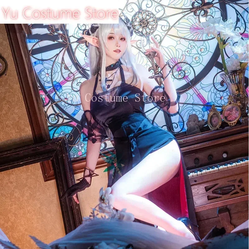 

《IN STOCK》Arknights Mudrock Rhythmic Synesthesia Cosplay Costume Cos Game Anime Party Uniform Hallowen Play Role Clothr;5'b\7,k/
