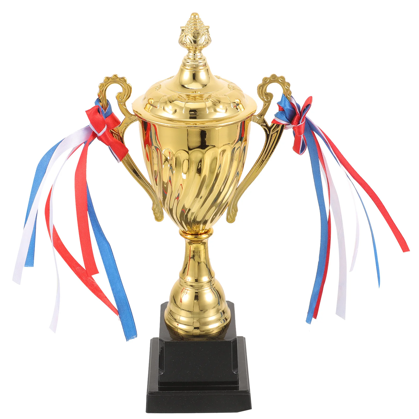 

1pc Metal Trophy 29Cm Award Black Base For Sports Competition Classroom Prize Party Favor Spelling Sports