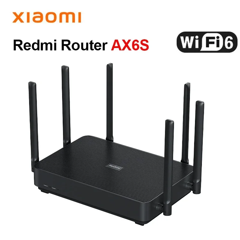 Xiaomi Redmi Ax6s Wifi 6 Router 3200 Mbps 2,4/5 GHz Dual Frequency MIMO-OFDMA High Gain Mesh Route MT7622B Dual-core 1.35GHz CPU