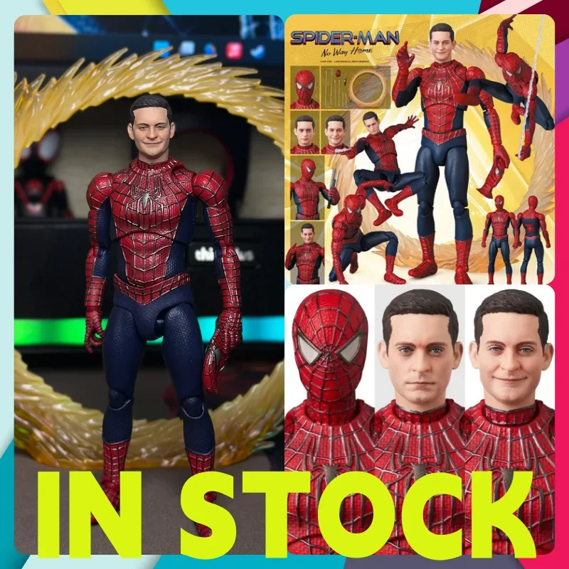 In Stock CT Toys Mafex 241 Tobey Maguire Figure No Way Home High Articulated PVC Model Gift for Marvel Collectors & Fans