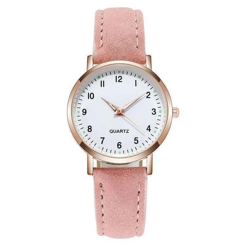 Montre à quartz rétro pour femme, diamant, ceinture en cuir, simplicité, décoration décontractée, montres-bracelets pour femme