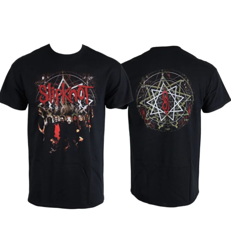 Slipknot - Waves  Art Pattern Metal Band T-shirt - Casual Trendy Style Cotton T-shirt for Men and Women