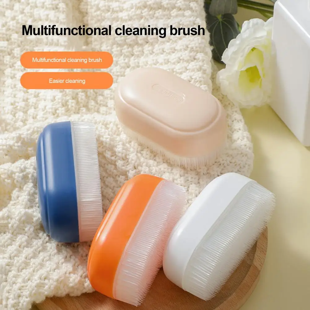 Laundry Brush Nordic Style Washing Brush Clothes and Hats Brush Cleaning Soft Brushes Bristle Laundry Brush Household Supplies