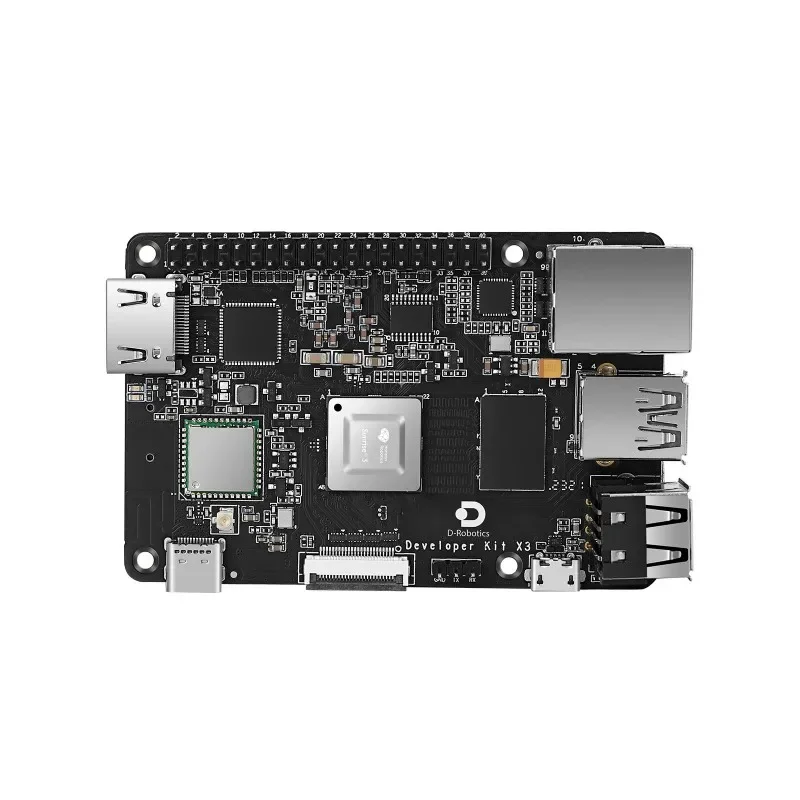 D-Robotics RDK X3 Development Board, Quad-core ARM Cortex-A53 Processer, 5Tops Edge Inference Capabilities