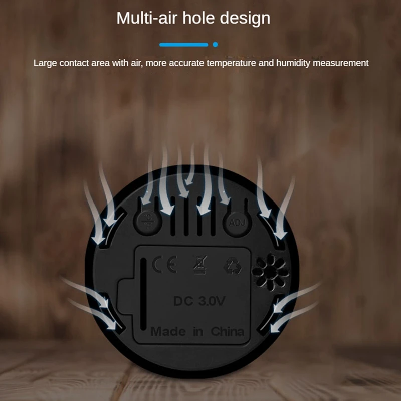Mini Digital Indoor Thermometer Hygrometer Embedded High Precision Temperature And Humidity Instrument For Home