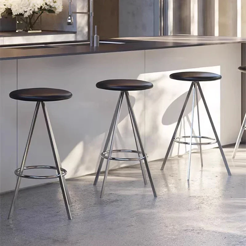 

Outdoor Metal Designer Bar Stool Nordic Modern Saloon Garden Party Bar Stool Patio Round Relaxing Sgabello Cucina Home Furniture