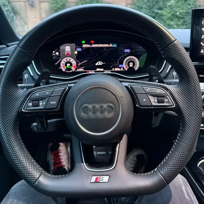 Paleta de cambio de volante de coche de aleación de aluminio apta para Audi A3 Q3 Q5 S3 RS3 SPORT S4 RS4 A5 S5 RS5 A6 S6 TT MK3, accesorios de coche