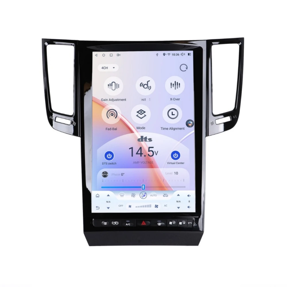 Image 5: Écran LCD Android pour autoradio GPS de navigation, lecteur multimédia stéréo Carplay pour Infiniti FX FX25/FX35/FX37/QX70