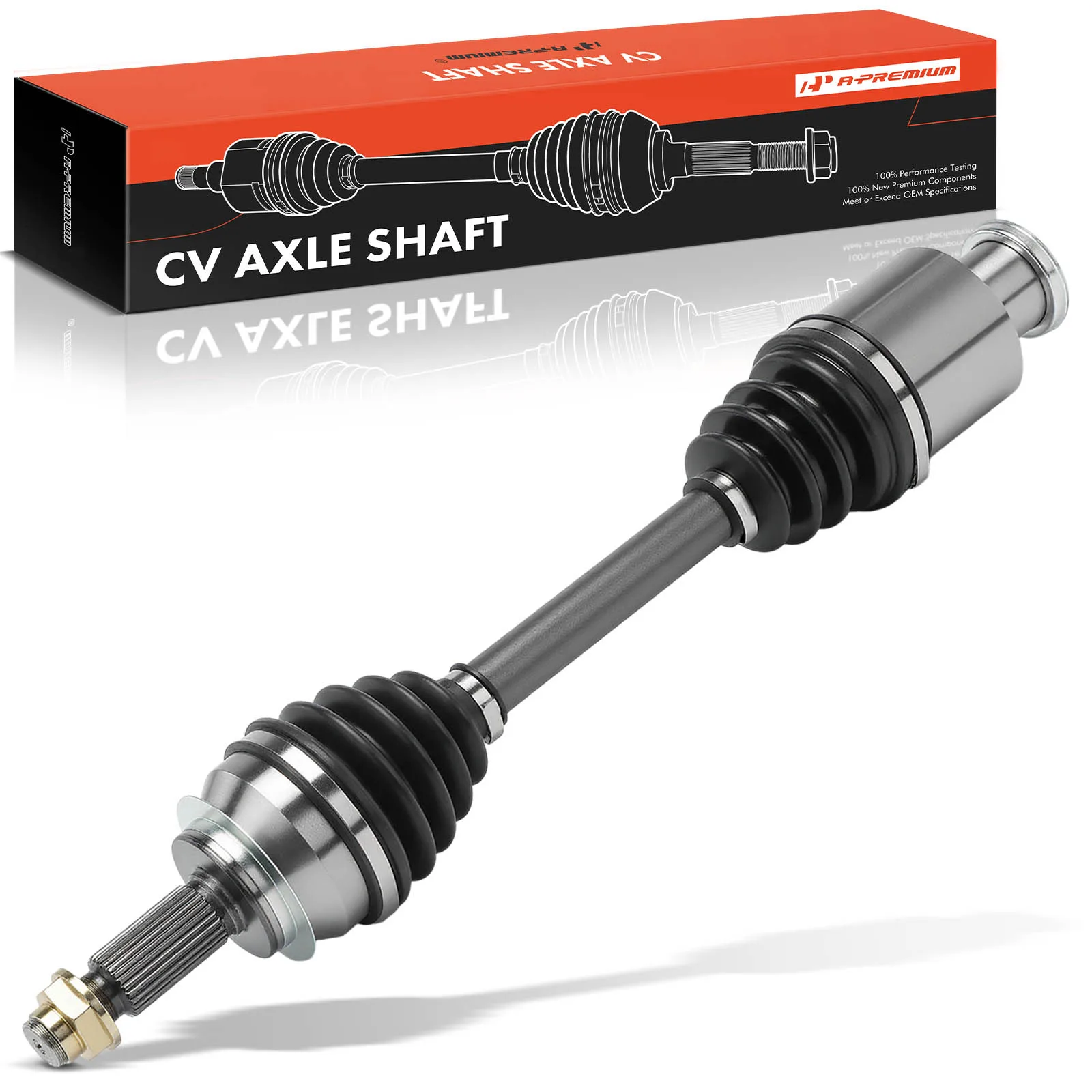 A-Premium Front Driver Side CV Axle Assembly for Mitsubishi Lancer 2008-2015 L4 2.0L Turbocharged