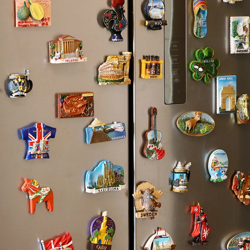 World Countries Travelling Fridge Magnets Various Countries Tourism Souvenirs Fridge Stickers Home Decor Wedding Gifts