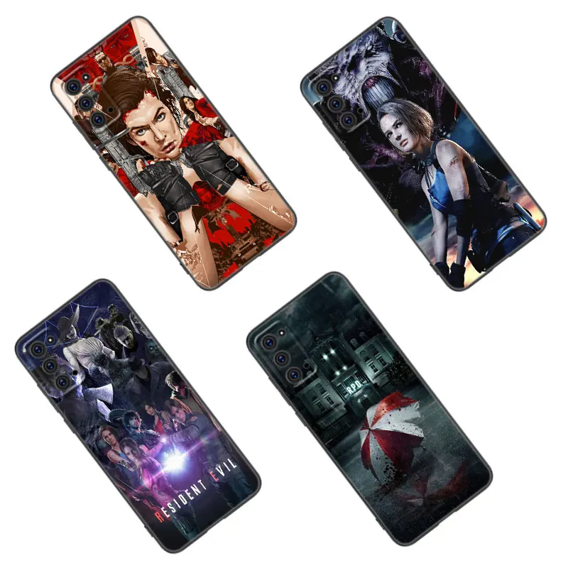 R-Resident-Game-E-Evil Phone Case For Samsung Note 10 20 M04 M13 M32 M14 M15 M23 M33 M34 M42 M52 M53 M54 M55 5G M11 M12 M21 M31