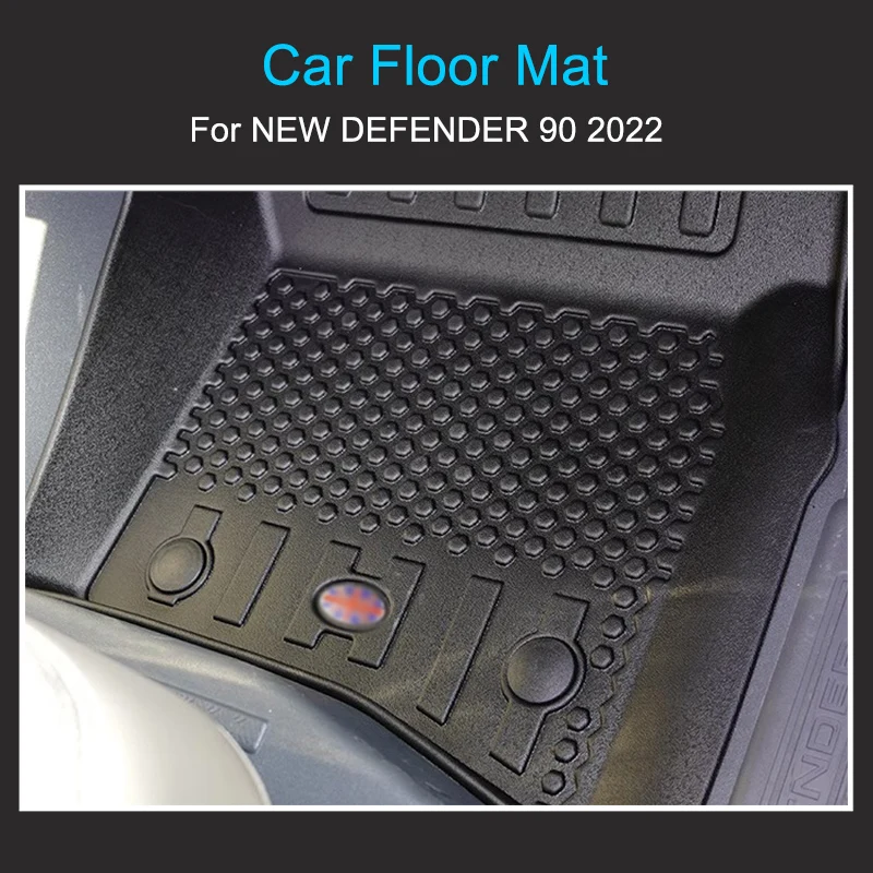 High Quality TPE Foot Mat for Land Rover Defender 90 New Arrivals Customization Car Floor Mats for New Defender 90