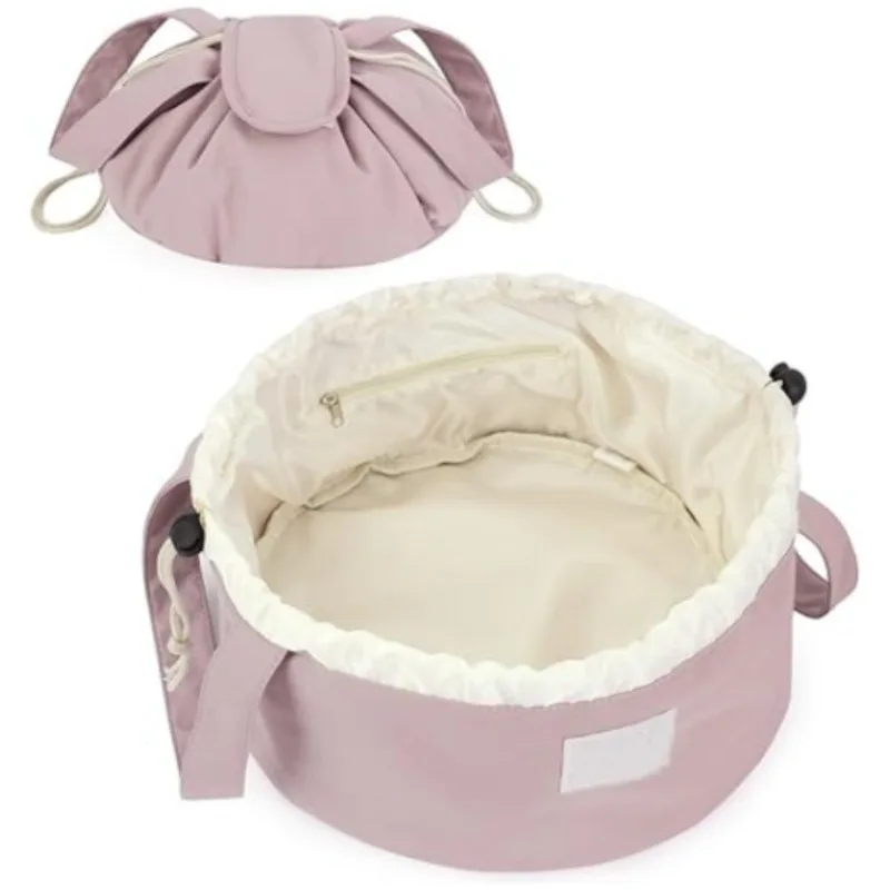 Large-capacity Portable Drawstring Makeup Bag Storage Bag Travel Toiletry Bag Fashionable Makeup Storage Bag