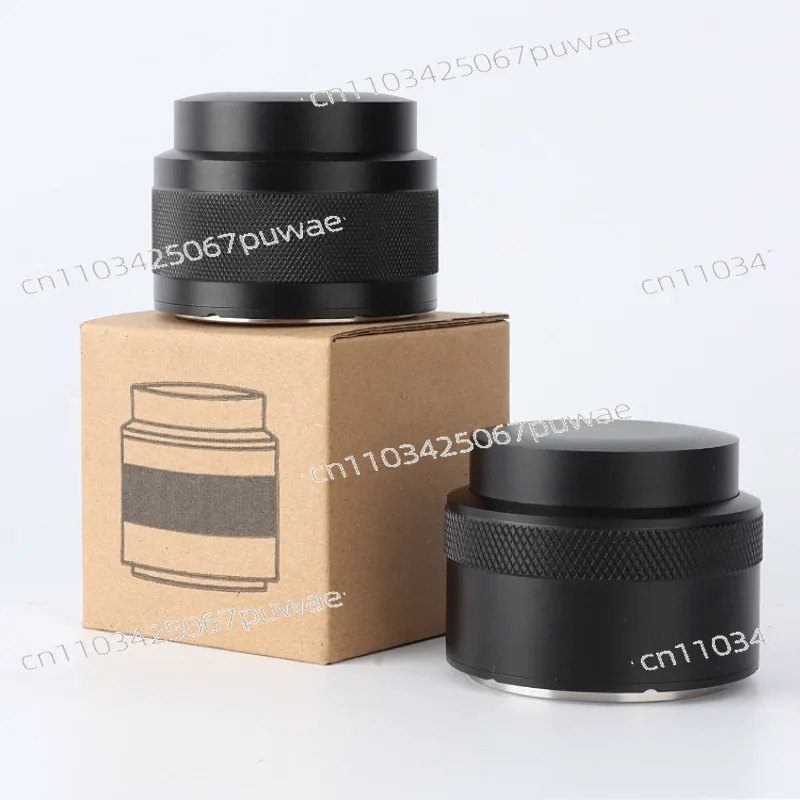Press Type Balance Coffee Distributor Stainless Steel Flat Base Coffee Tamper Leveler 51mm 53mm 58mm