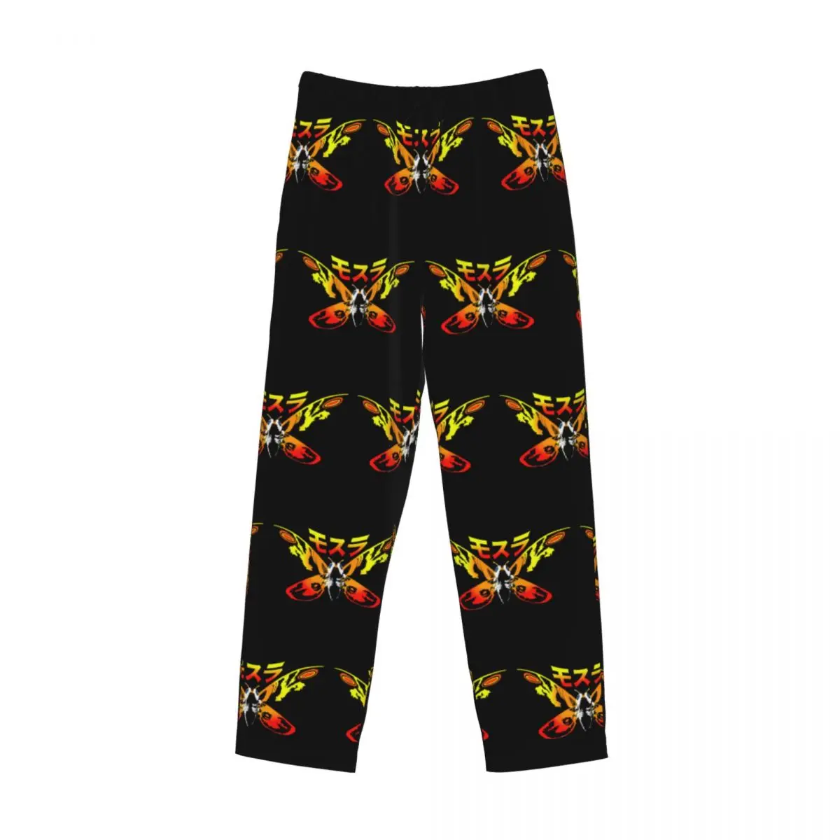 Custom Mosura Mothra Exclusive Pajama Pants Men Sleepwear Sleep Lounge Bottoms with Pockets
