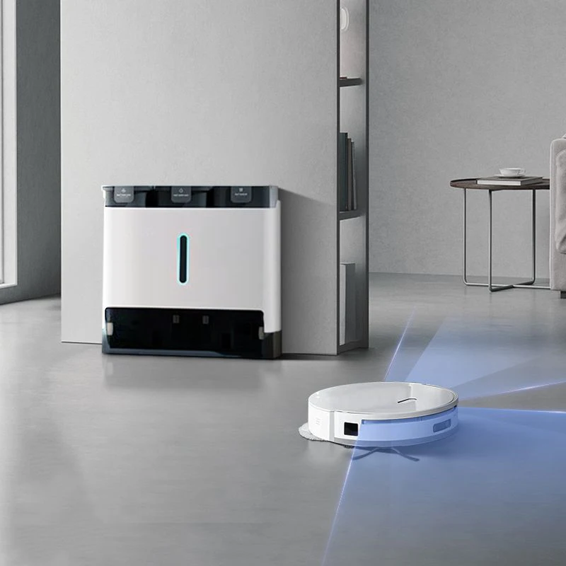 

Intelligent Lidar Navigation Robot Vacuum Cleaner Automatic Floor Care Sweeper Wifi Robotic Vacuums With Self-Emptying Dustbin