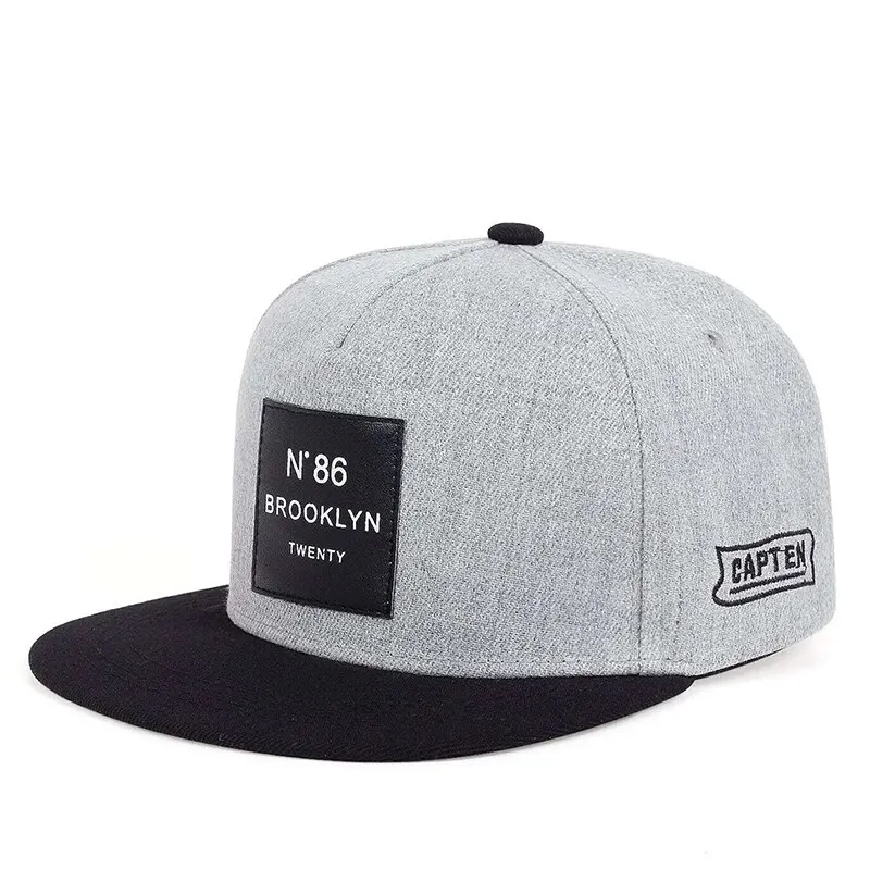 New Fashion N86 BROOKLYN Patch Snapback Hat For Men Women Adjustable Cotton Tide Hip Hop Outdoor Sport Baseball Cap