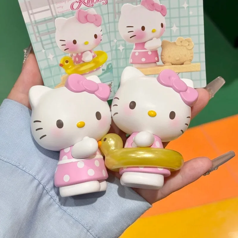

New Genuine Hellokitty Heartfelt Holiday Series Blind Box Cute Trendy Toys Hellokitty Mystery Box Desk Ornament Lovely Gifts