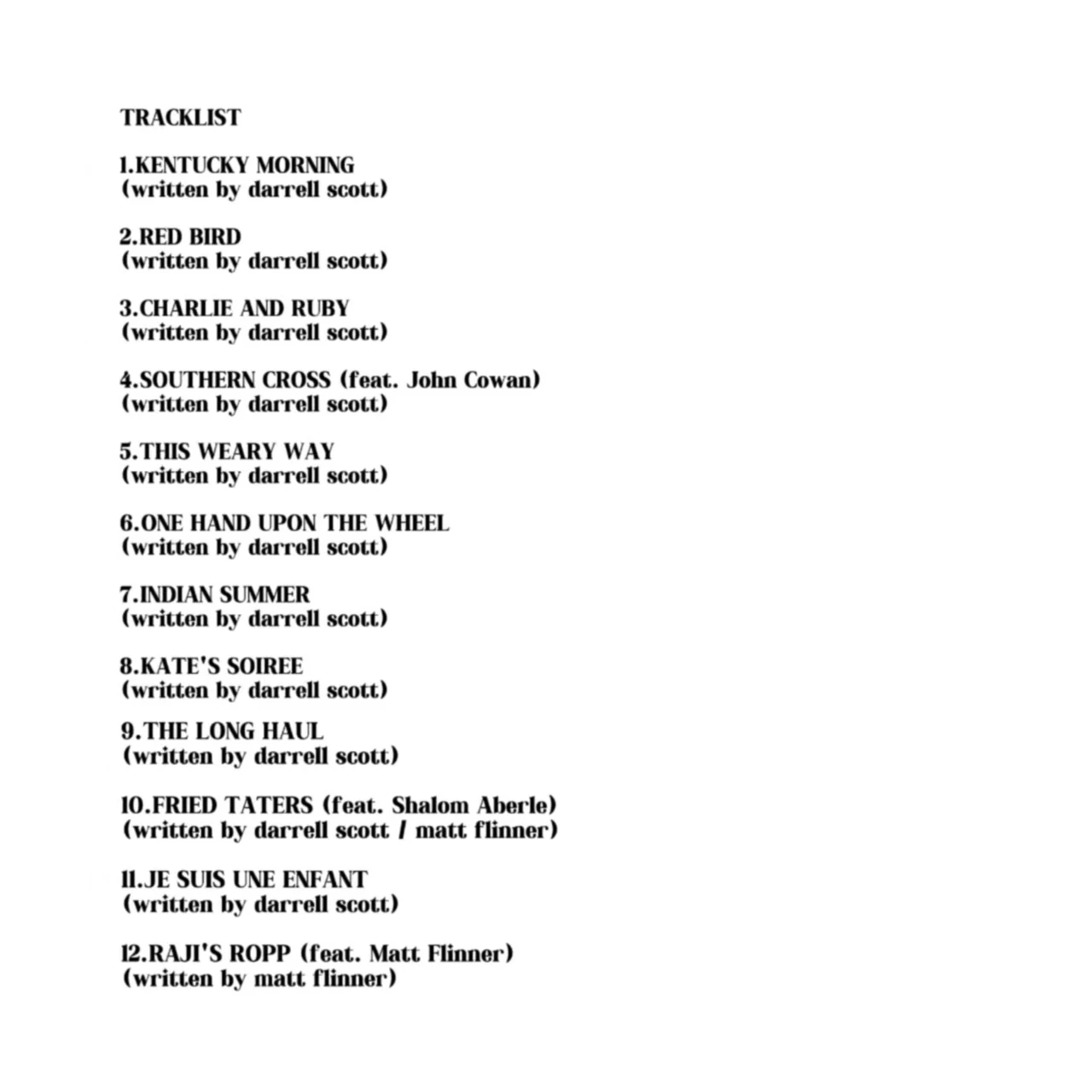 CD Darrell Scott String Band – Old Cane Back Rocker (2023 Bluegrass/Country-Album, erste Studioaufzeichnung seit 2016)