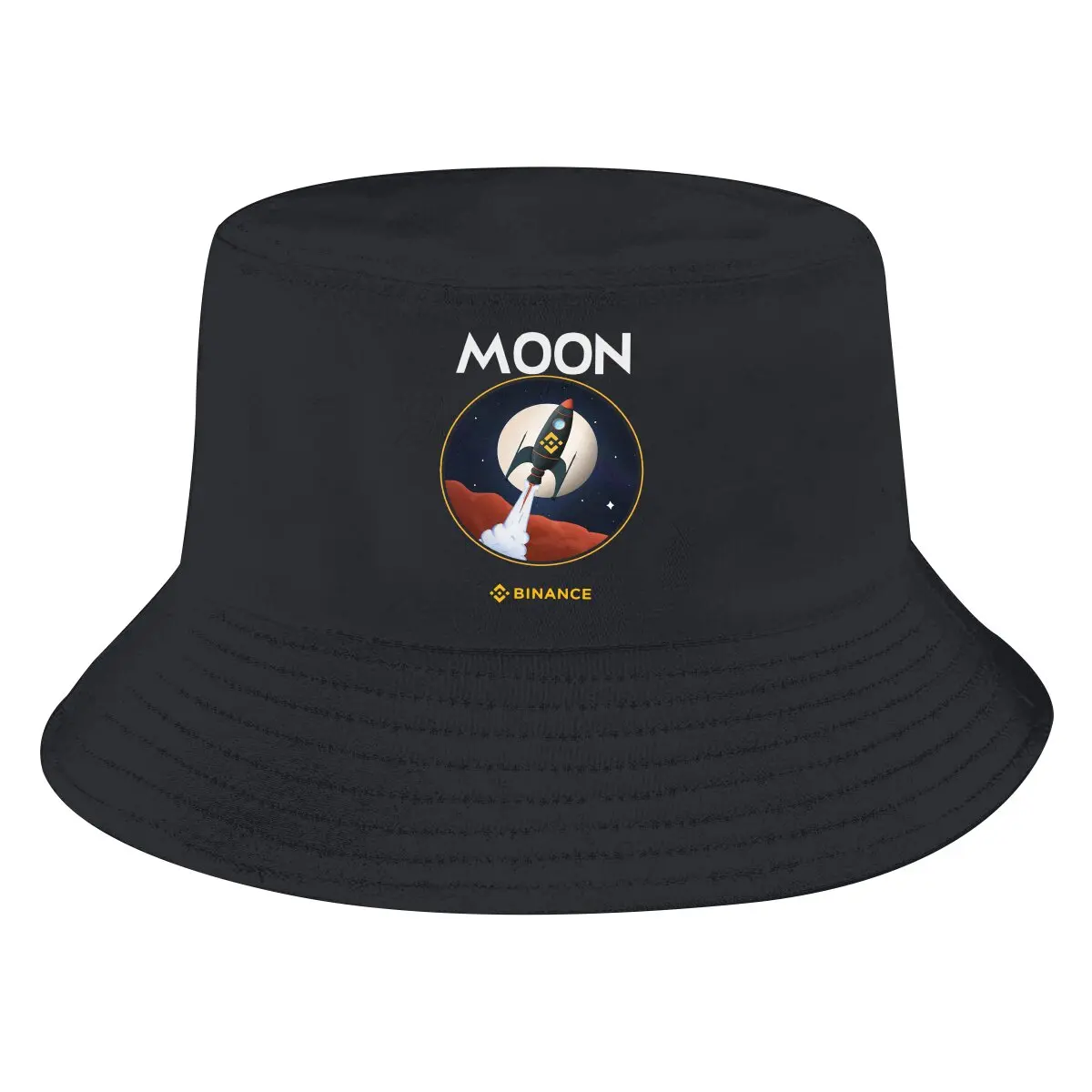 BNB Moon Mission Unisex Bucket Hats Binance Hip Hop Fishing Sun Cap Fashion Style Designed